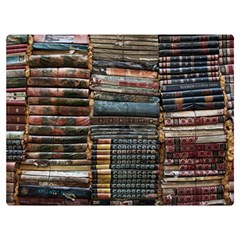 Pile Of Books Photo Of Assorted Book Lot Backyard Antique Store Premium Plush Fleece Blanket (extra Small) by Ravend