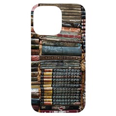 Pile Of Books Photo Of Assorted Book Lot Backyard Antique Store Iphone 14 Pro Max Black Uv Print Case