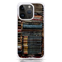 Pile Of Books Photo Of Assorted Book Lot Backyard Antique Store Iphone 14 Pro Tpu Uv Print Case by Ravend