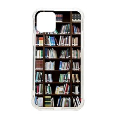 Book Collection In Brown Wooden Bookcases Books Bookshelf Library Iphone 11 Pro 5 8 Inch Tpu Uv Print Case by Ravend