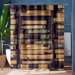 Books Antique Worn Spent Romance Antique Dealer Shower Curtain 60  X 72  (medium)  by Ravend