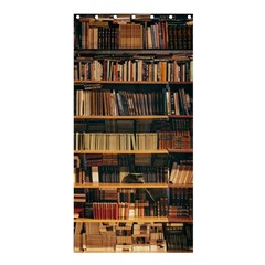 Books On Bookshelf Assorted Color Book Lot In Bookcase Library Shower Curtain 36  X 72  (stall)  by Ravend