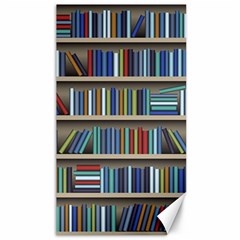 Bookshelf Canvas 40  X 72  by Ravend