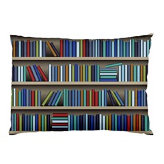 Bookshelf Pillow Case by Ravend