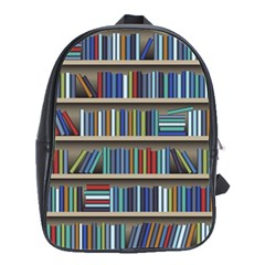 Bookshelf School Bag (large) by Ravend