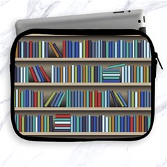 Bookshelf Apple Ipad 2/3/4 Zipper Cases by Ravend