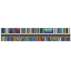 Bookshelf Large Premium Plush Fleece Scarf 