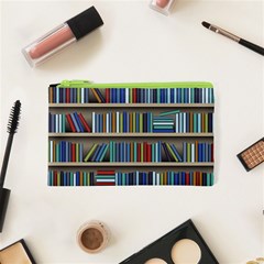 Bookshelf Cosmetic Bag (xs) by Ravend