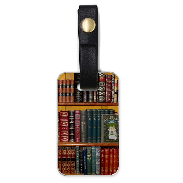 Books-library-bookshelf-bookshop Luggage Tag (one side)