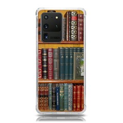 Books-library-bookshelf-bookshop Samsung Galaxy S20 Ultra 6 9 Inch Tpu Uv Case by Ravend