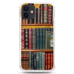 Books-library-bookshelf-bookshop Iphone 12 Mini Tpu Uv Print Case	 by Ravend