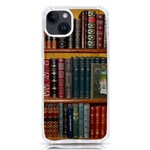 Books-library-bookshelf-bookshop iPhone 14 Plus TPU UV Print Case Front