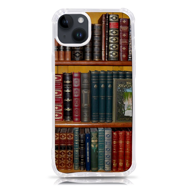 Books-library-bookshelf-bookshop iPhone 14 Plus TPU UV Print Case