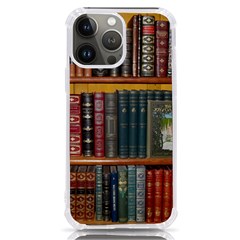 Books-library-bookshelf-bookshop Iphone 13 Pro Max Tpu Uv Print Case by Ravend