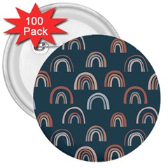 Vintage 3  Buttons (100 Pack)  by zappwaits