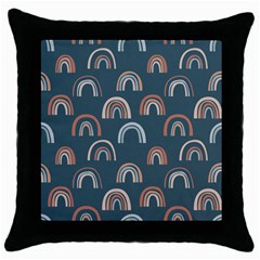 Vintage Throw Pillow Case (black) by zappwaits