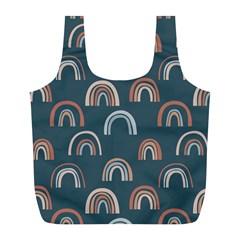 Vintage Full Print Recycle Bag (l) by zappwaits