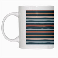 Stripes White Mug by zappwaits