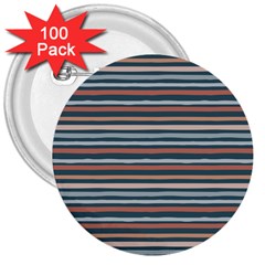 Stripes 3  Buttons (100 pack) 