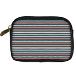 Stripes Digital Camera Leather Case Front