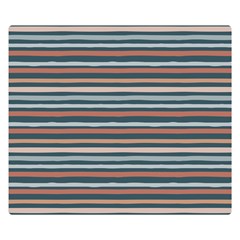 Stripes Two Sides Premium Plush Fleece Blanket (Small)