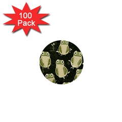 Frog Pattern 1  Mini Buttons (100 Pack)  by Valentinaart