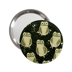 Frog Pattern 2 25  Handbag Mirrors by Valentinaart