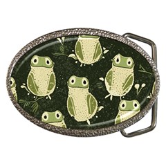 Frog Pattern Belt Buckles by Valentinaart