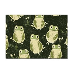 Frog Pattern Sticker A4 (100 Pack) by Valentinaart