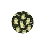 Frog pattern Golf Ball Marker Front