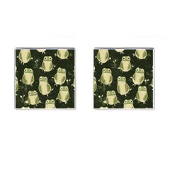 Frog Pattern Cufflinks (square) by Valentinaart