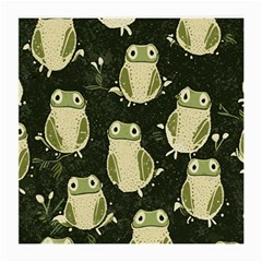 Frog Pattern Medium Glasses Cloth (2 Sides) by Valentinaart