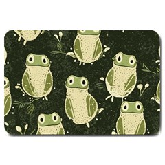 Frog Pattern Large Doormat by Valentinaart