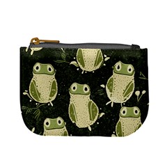 Frog Pattern Mini Coin Purse by Valentinaart