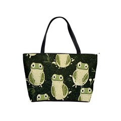 Frog Pattern Classic Shoulder Handbag by Valentinaart