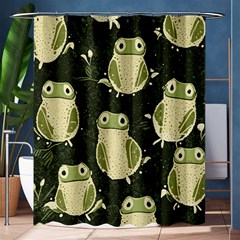 Frog Pattern Shower Curtain 60  X 72  (medium)  by Valentinaart