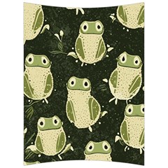 Frog Pattern Back Support Cushion by Valentinaart