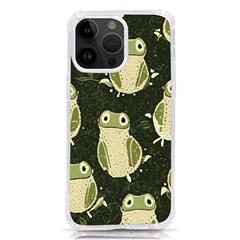 Frog Pattern Iphone 14 Pro Max Tpu Uv Print Case by Valentinaart