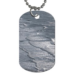 Atlantic Ocean Aerial View, Tierra Del Fuego, Argentina Dog Tag (one Side) by dflcprintsclothing