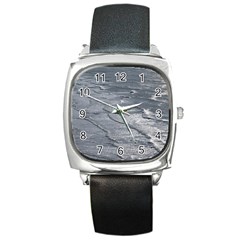 Atlantic Ocean Aerial View, Tierra Del Fuego, Argentina Square Metal Watch by dflcprintsclothing