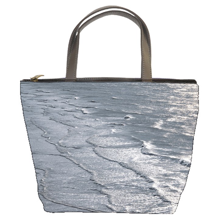 Atlantic Ocean Aerial View, Tierra Del Fuego, Argentina Bucket Bag