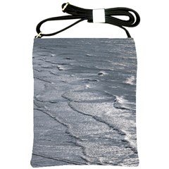 Atlantic Ocean Aerial View, Tierra Del Fuego, Argentina Shoulder Sling Bag by dflcprintsclothing