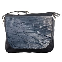 Atlantic Ocean Aerial View, Tierra Del Fuego, Argentina Messenger Bag by dflcprintsclothing