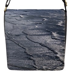 Atlantic Ocean Aerial View, Tierra Del Fuego, Argentina Flap Closure Messenger Bag (s)