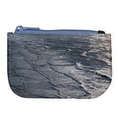 Atlantic Ocean Aerial View, Tierra Del Fuego, Argentina Large Coin Purse by dflcprintsclothing