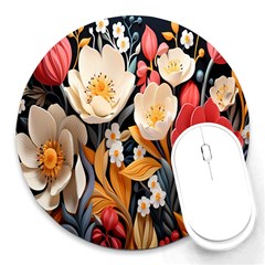 Ai-generated Round Mousepad by nateshop