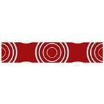 Background-red Small Premium Plush Fleece Scarf Back