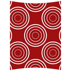 Background-red Back Support Cushion by nateshop