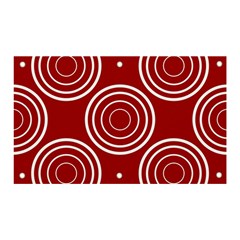 Background-red Banner And Sign 5  X 3  by nateshop