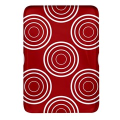 Background-red Rectangular Glass Fridge Magnet (4 Pack) by nateshop